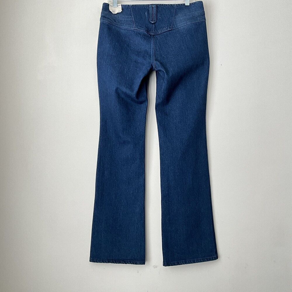 We The Free Stillwater Low Rise Slim Flare Jeans Casual Denim Retro Boho Blue 28 - Picture 3 of 12